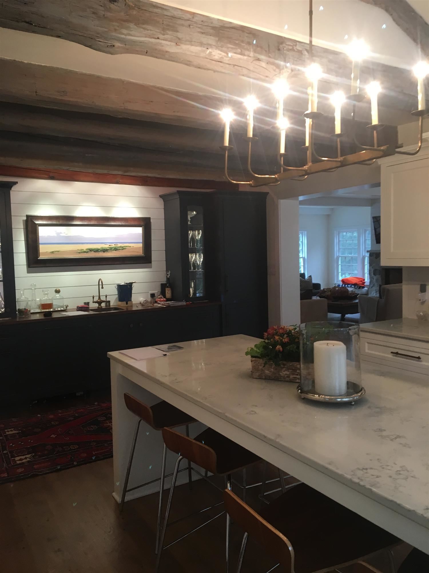 Exacting attention to detail shines in this kitchen painting project Mequon kitchen painters