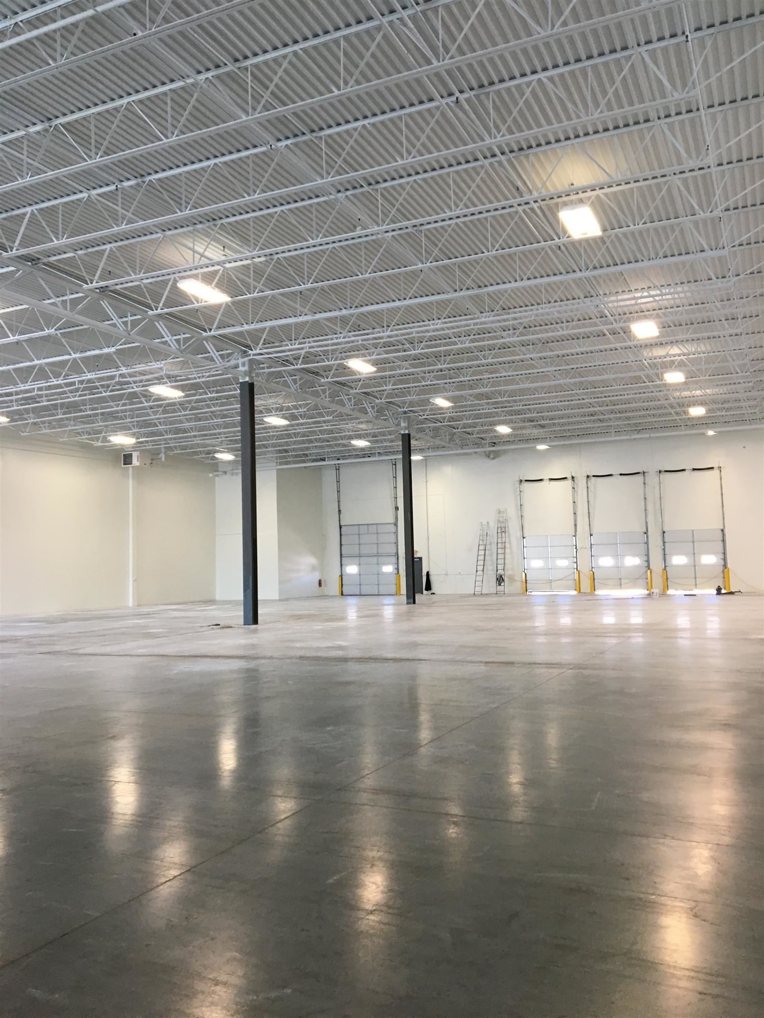 Contact us for interior or exterior industrial painting services Industrial painting contractors completed the interior of this industrial building in Racine WI