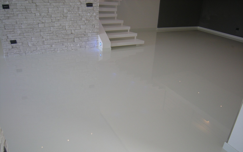 Epoxy floor for basements